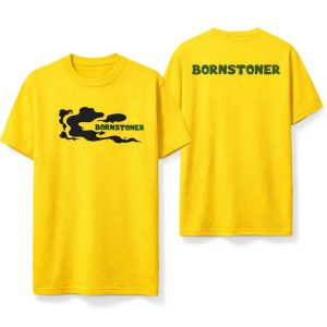 Bornstoner Smoke Black Yellow Tee-shirt