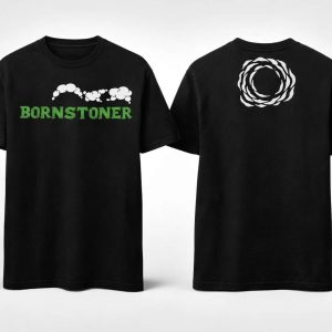 Bornstoner White Smoke Black Tee-shirt
